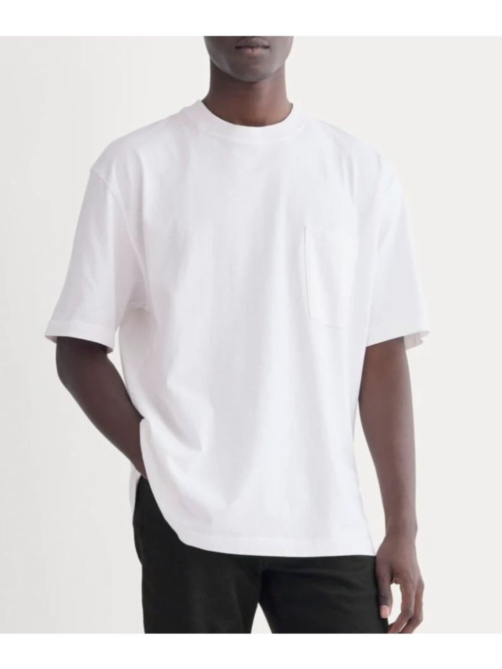 Everlane Oversized Midweight Organic Cotton Tee Men's Size XL White New W/ Tags!